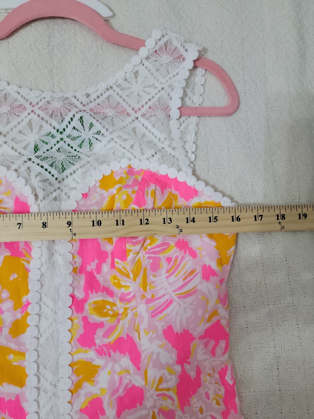 Lilly Pulitzer Pink, Yellow & White Floral Shift Dress - Picture 6 of 8